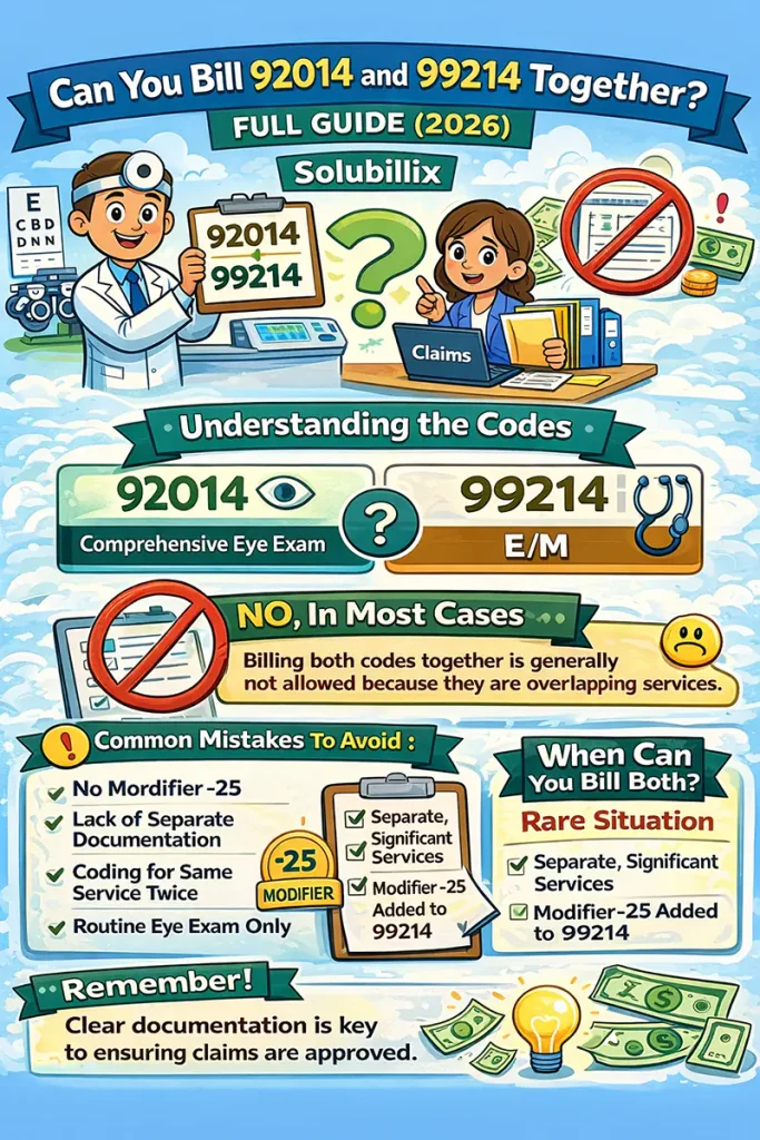 Bill 92014 and 99214